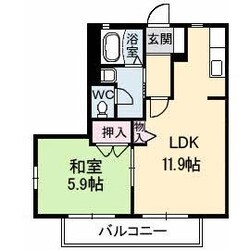 パークボナベンチャーハイツの物件間取画像